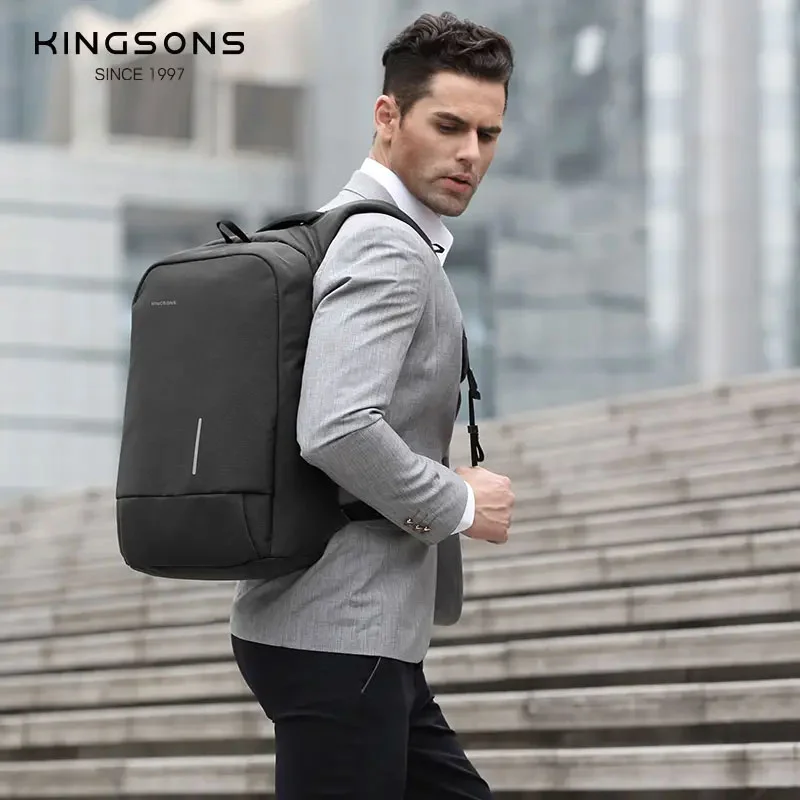 Раница Kingsons Metroshield, 17'', сива