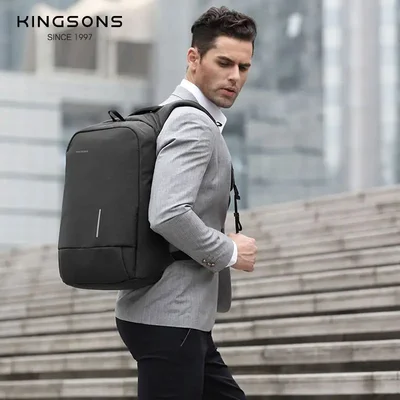 Раница Kingsons Metroshield, 17'', сива