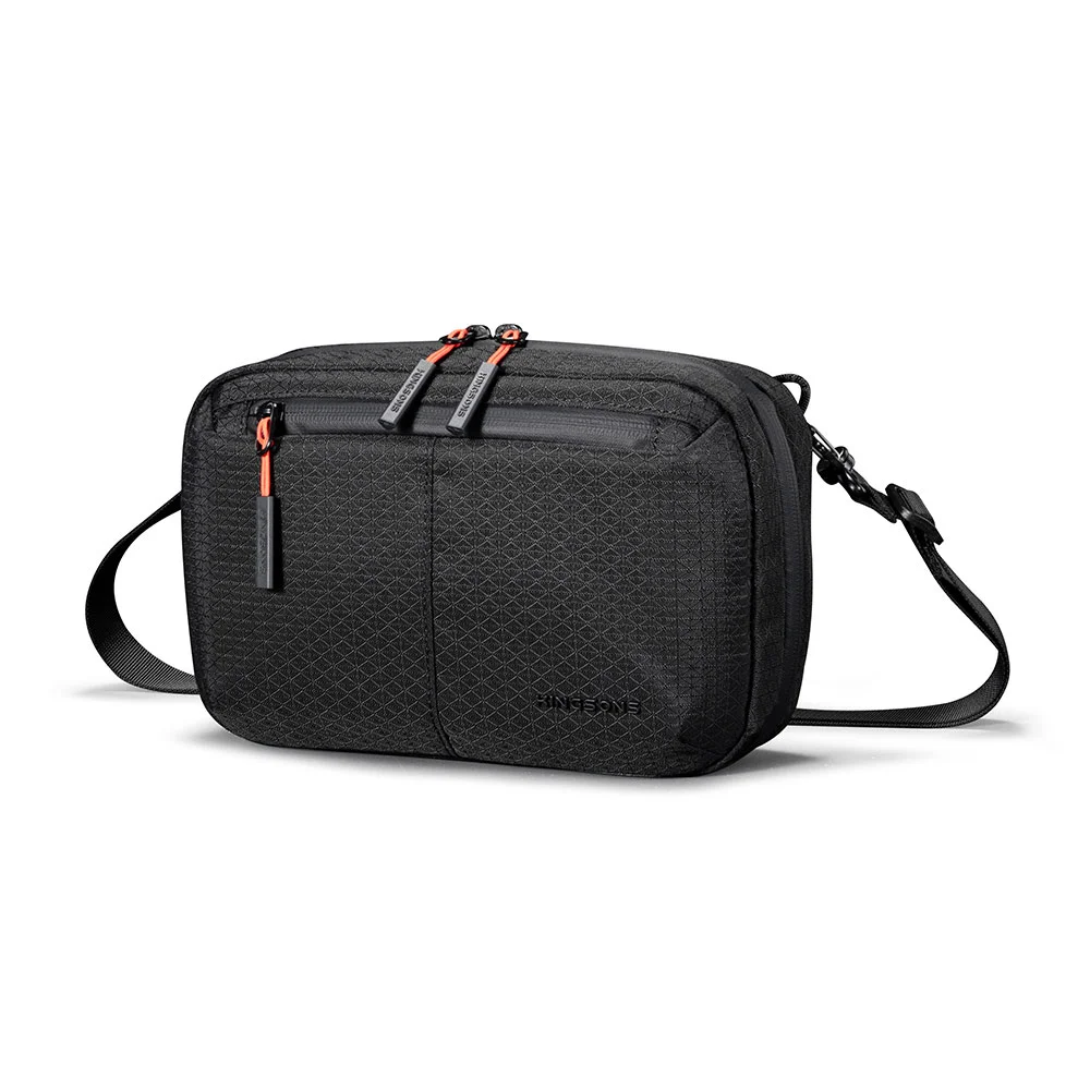 Чанта за през рамо Kingsons Trackguard, черна