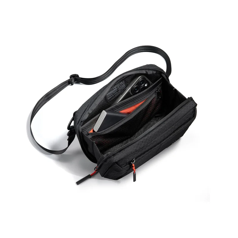 Чанта за през рамо Kingsons Trackguard, черна