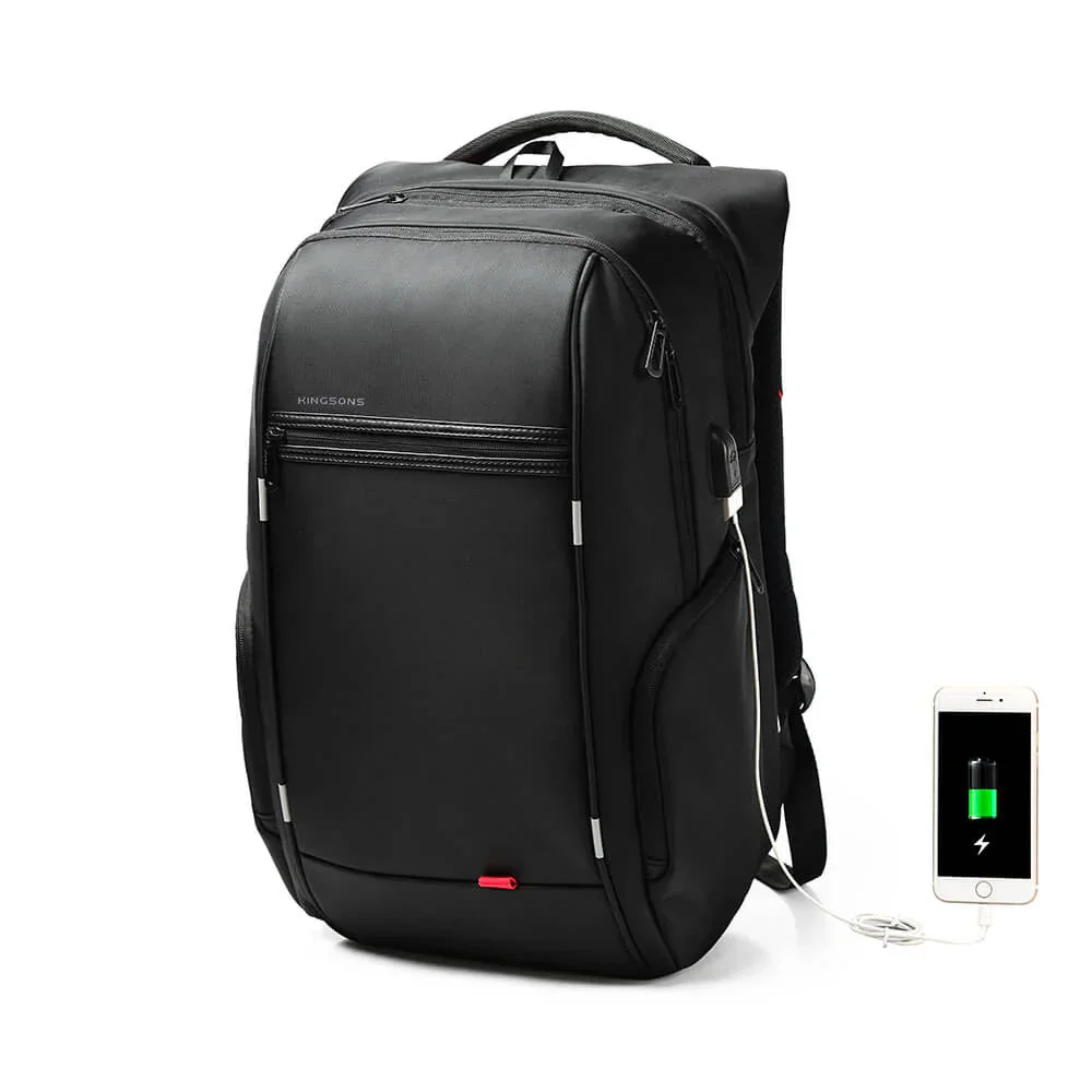 Раница за лаптоп Kingsons Trailtech, 17'', 27 L, черна