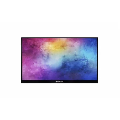 Монитор Verbatim PMT-14, 14'', Touchscreen, FullHD, 6 ms, IPS, 16:9, 250 cd/m2