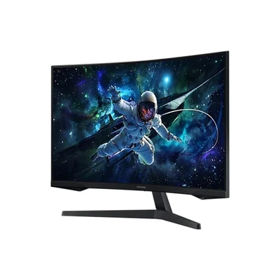 Монитор Samsung 32CG552, 32'', VA, QHD, 2560 x 1440, 300 cd/m2, 1 ms, 165 Hz, HDMI, извит, черен