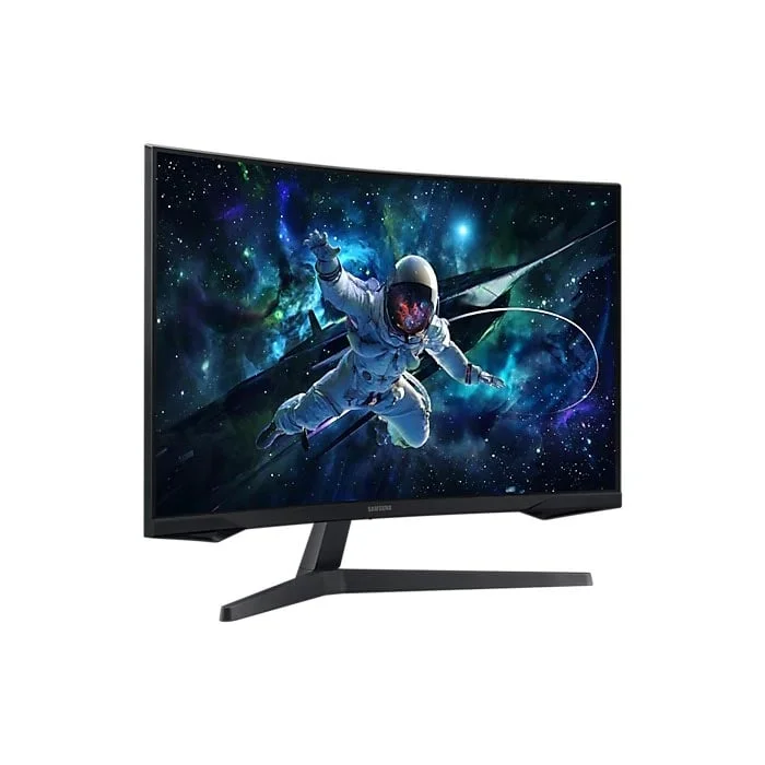 Монитор Samsung 32CG552, 32'', VA, QHD, 2560 x 1440, 300 cd/m2, 1 ms, 165 Hz, HDMI, извит, черен