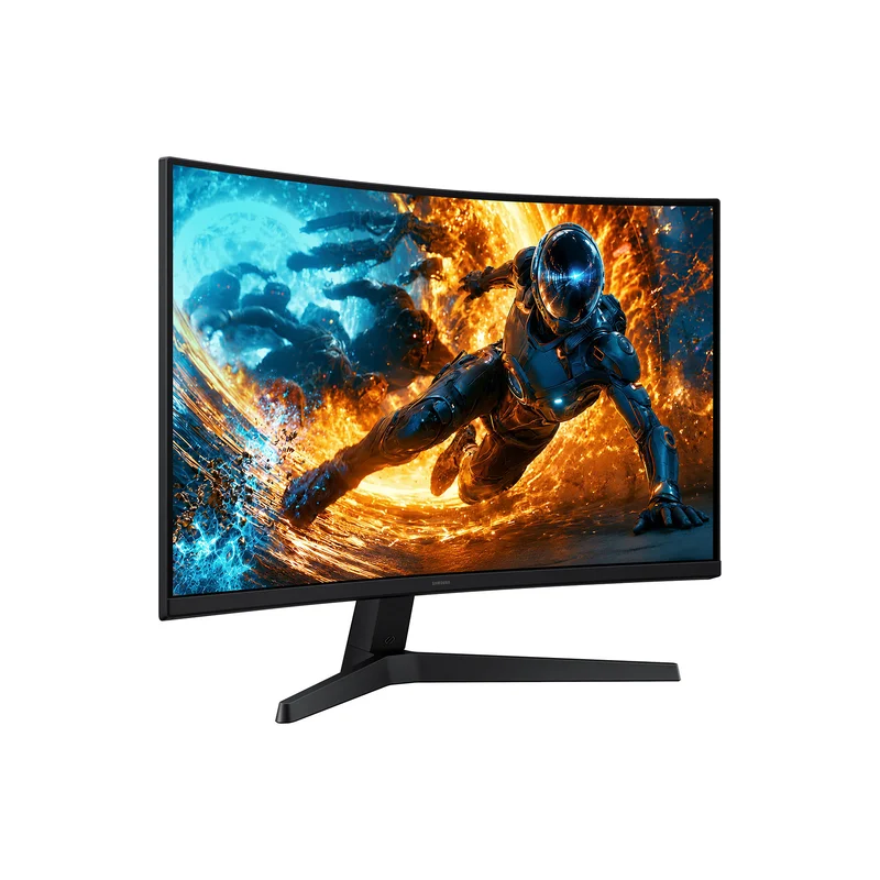Монитор Samsung G55H, 32'', VA, QHD, 2560 x 1440, 300 cd/m2, 1 ms, 180 Hz, HDMI, DisplayPort, извит