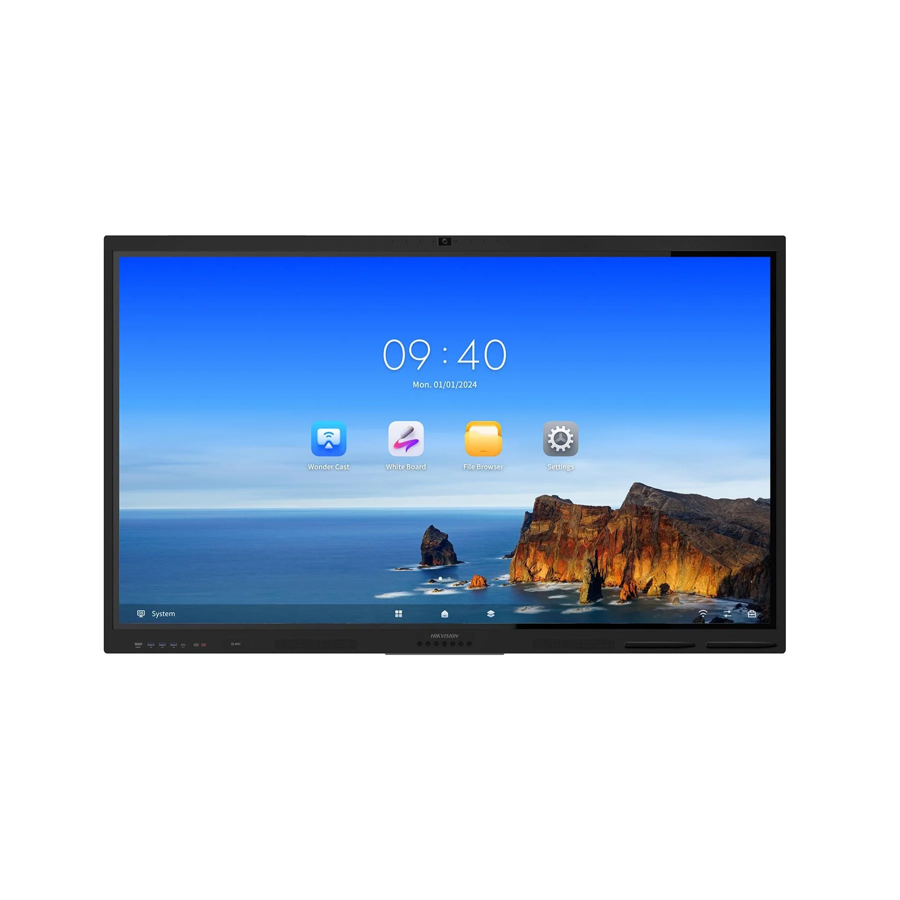 Интерактивен дисплей Hikvision DS-D5B65RB/FL, 65'', DLED, 400 cd/m2, 60 Hz