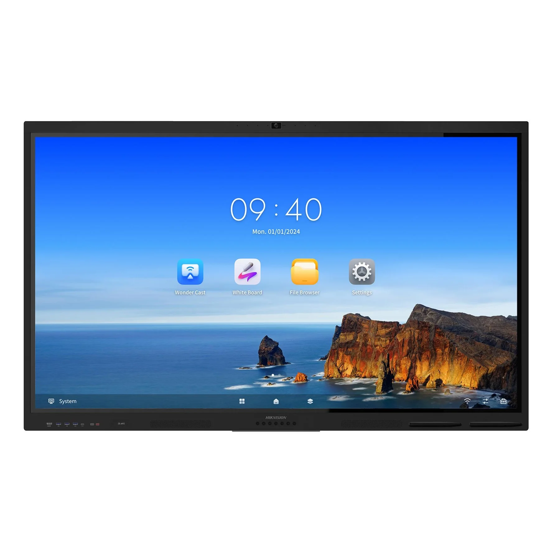 Интерактивен дисплей Hikvision DS-D5B86RB/FL, 86'', DLED, 400 cd/m2, 60 Hz