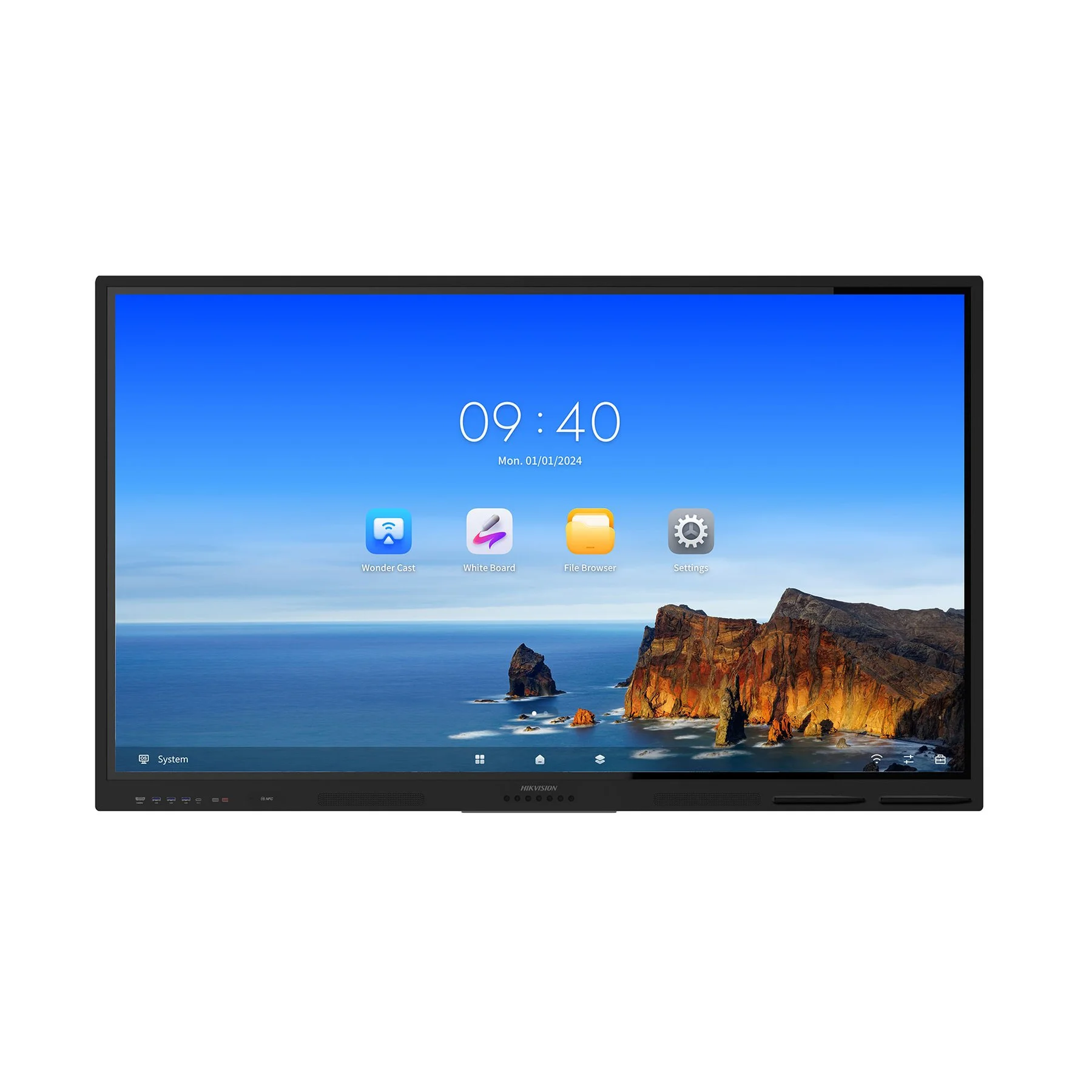 Интерактивен дисплей Hikvision DS-D5B75RB/EL, 75'', DLED, 400 cd/m2, 60 Hz