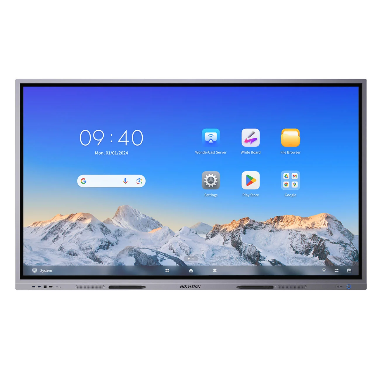 Интерактивен дисплей Hikvision DS-D5C98RB/A, 98'', EDLA, DLED, 600 cd/m2, 60 Hz