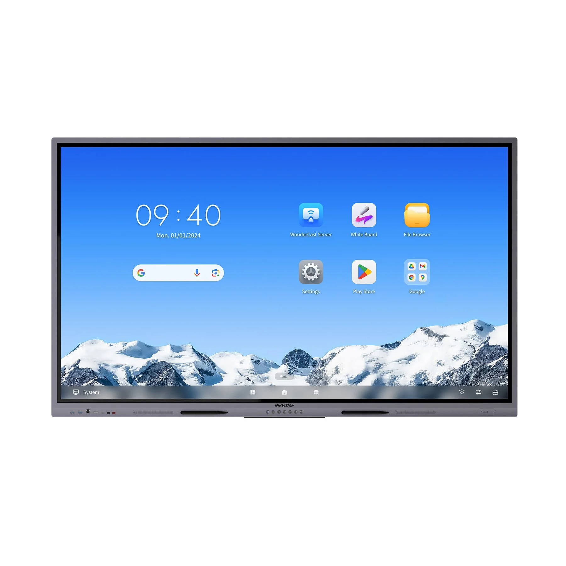 Интерактивен дисплей Hikvision DS-D5C65RB/A2L, 65'', EDLA, DLED, 60 Hz