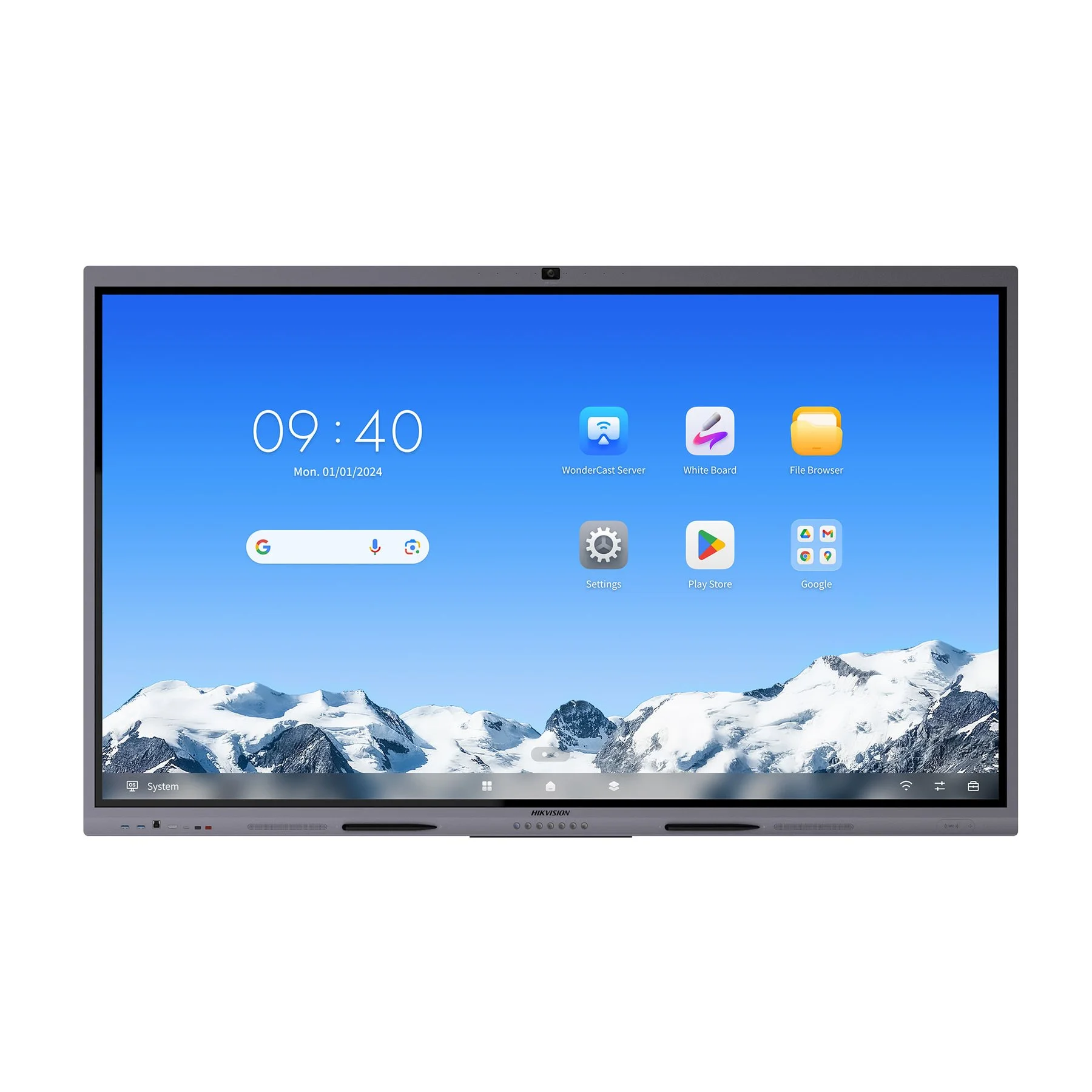 Интерактивен дисплей Hikvision DS-D5C75RB/B2L, 75'', EDLA, с камера, DLED, 60 Hz