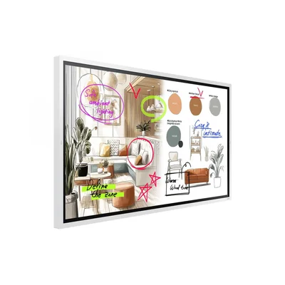 Интерактивен дисплей Samsung Flip WM65FX, 65'', 4k VA, 450 cd/m2, 8 ms, HDMI, Tizen