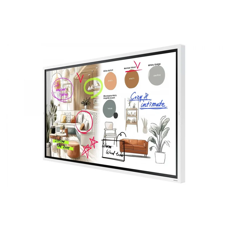 Интерактивен дисплей Samsung Flip WM65FX, 65'', 4k VA, 450 cd/m2, 8 ms, HDMI, Tizen