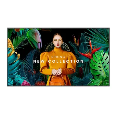 Професионален дисплей Samsung LFD QB50C, 50'', Ultra HD, VA, 10 ms, 350 cd/m2, 3840 x 2160, 3 HDMI, 2 USB, Tizen