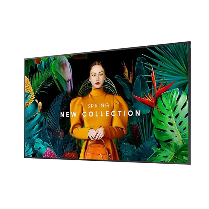 Професионален дисплей Samsung LFD QB50C, 50'', Ultra HD, VA, 10 ms, 350 cd/m2, 3840 x 2160, 3 HDMI, 2 USB, Tizen