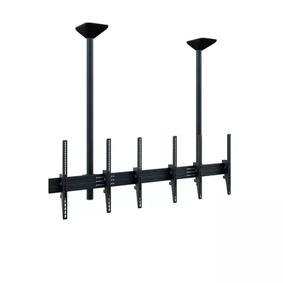 Стойка за три дисплея Hagor Menuboard, за стена, с наклон, вертикална, от 46 до 65''