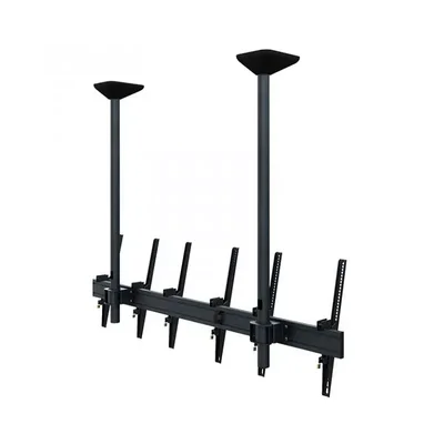 Стойка за три дисплея Hagor Menuboard, за стена, с наклон, вертикална, от 46 до 65''