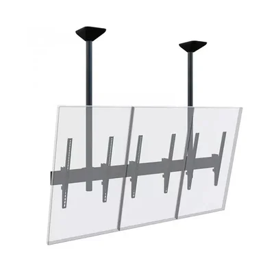 Стойка за три дисплея Hagor Menuboard, за стена, с наклон, вертикална, от 46 до 65''