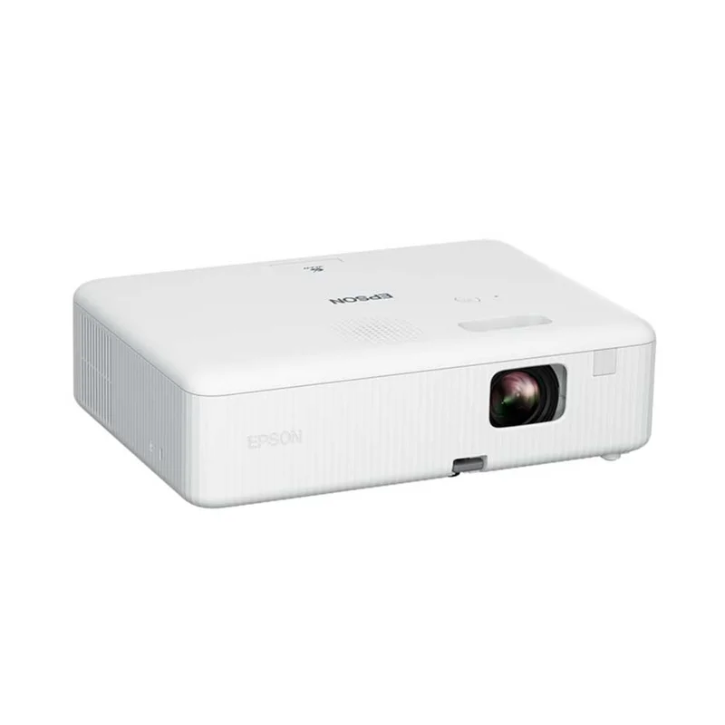 Проектор Epson CO-FH01, 3LCD, 3000 lm, FullHD, HDMI, USB-A, USB-B, 16:9, UHE 188 Watt, ниво на шум 38 dB, 2.4 kg, бял