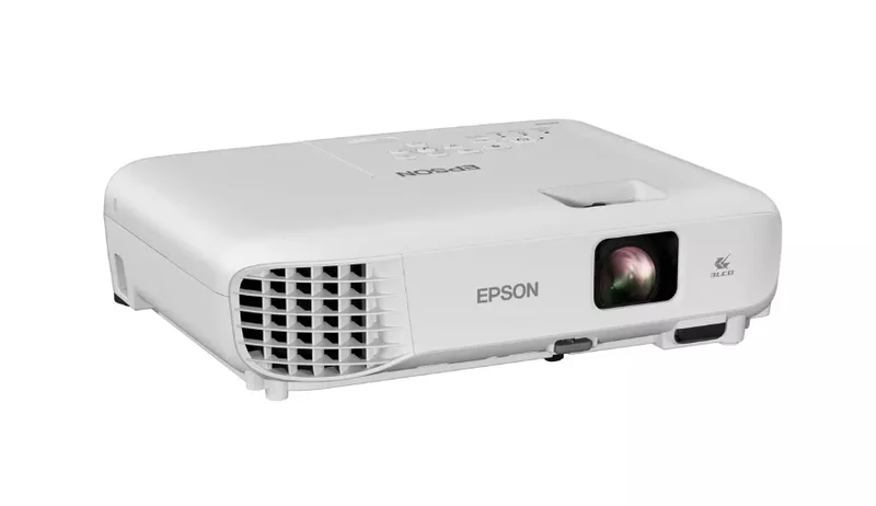 Проектор Epson EB-W53, 3LCD, WXGA, 4000 lm, 1920 x 1080, HDMI, 2.5 kg, бял