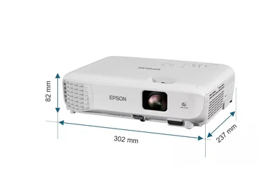 Проектор Epson EB-W53, 3LCD, WXGA, 4000 lm, 1920 x 1080, HDMI, 2.5 kg, бял