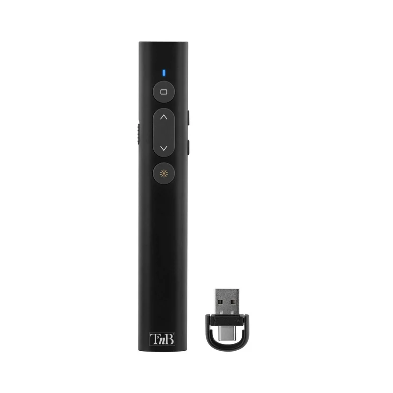 Показалка TNB Presenter, безжична, USB Type-A & USB Type-C, обхват 20 m