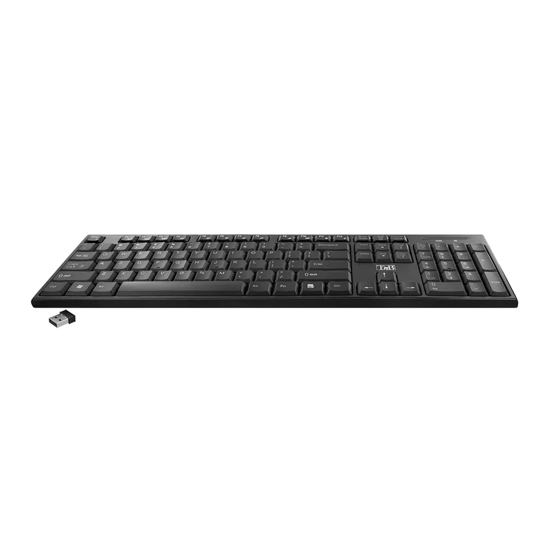 Клавиатура TNB Classy, безжична, черна, USB, 105 бутона, AAA