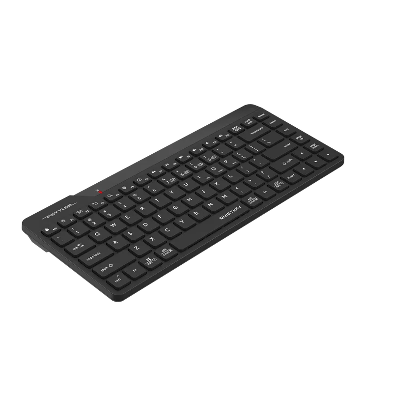 Клавиатура A4Tech Fstyler FBK22, безшумна, 2.4 GHz, Bluetooth, Nano USB, AA, черна