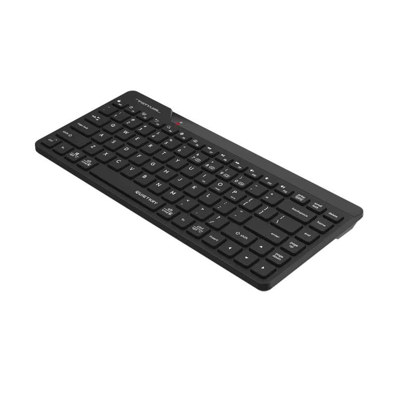 Клавиатура A4Tech Fstyler FBK22, безшумна, 2.4 GHz, Bluetooth, Nano USB, AA, черна