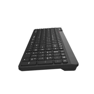 Клавиатура A4Tech Fstyler FBK23, безшумна, 2.4 GHz, Bluetooth, Nano USB, AA, черна