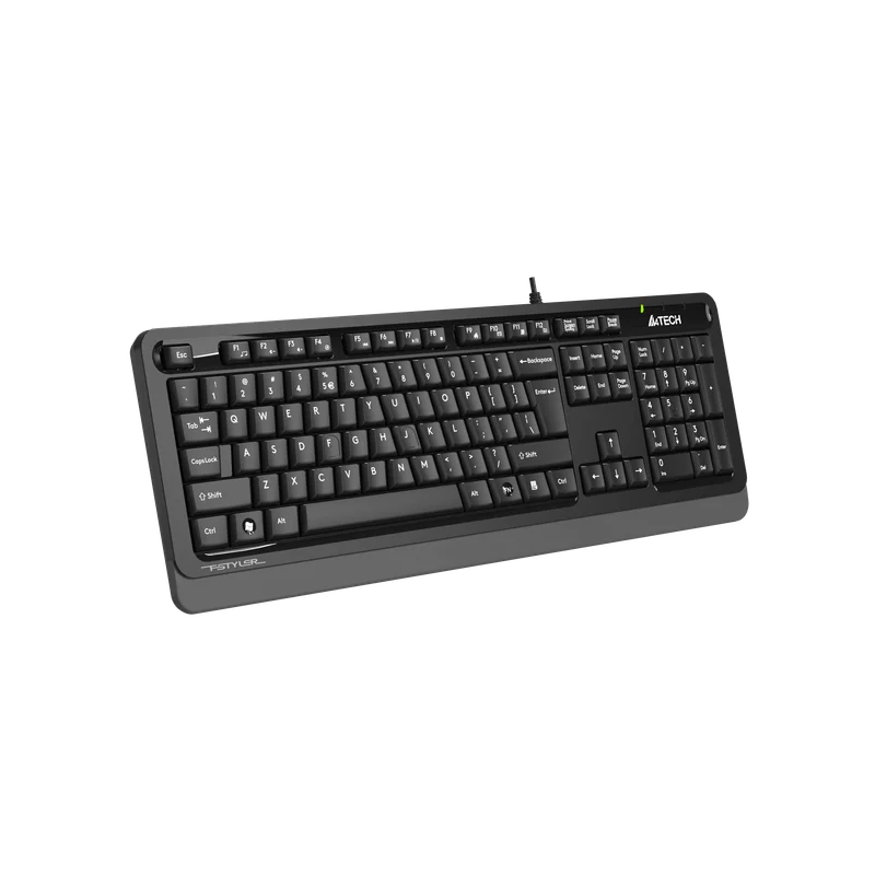Клавиатура A4Tech Fstyler FKS10, с кабел 1.5 m, USB, черна