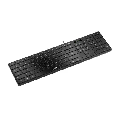 Клавиатура Genius Slimstar 126, с кабел 1.4 m, кирилизирана, USB, черна