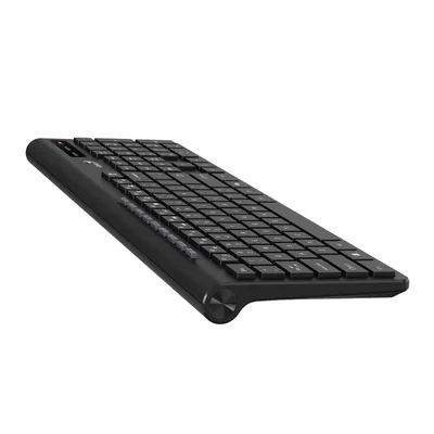 Клавиатура Genius Slimstar 7230, безжична, AI Copilot, USB, 12 бързи бутона, черна