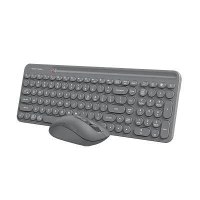 Комплект A4Tech - клавиатура и мишка Fstyler FG3300 Air 2, 2.4 GHz, черни