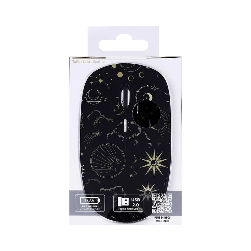 Мишка TNB Exclusiv Astro, безжична, USB Type-A, 3 бутона