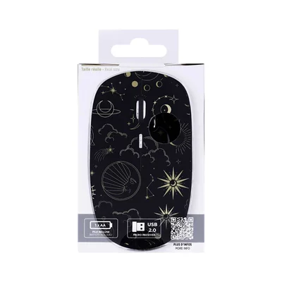 Мишка TNB Exclusiv Astro, безжична, USB Type-A, 3 бутона