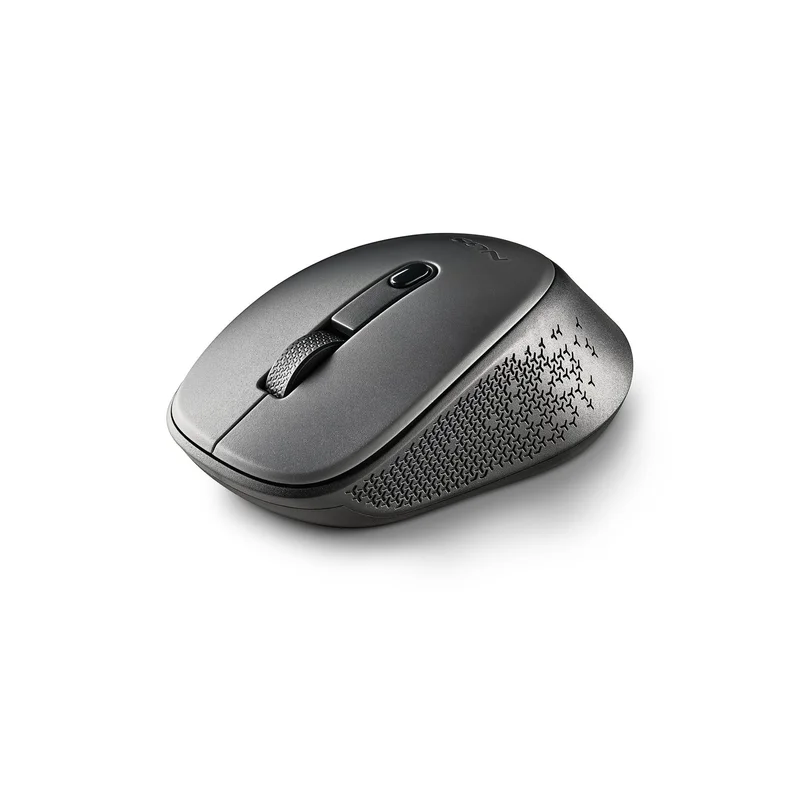 Мишка NGS Dew, безжична, 3 бутона, 1600 dpi, сива