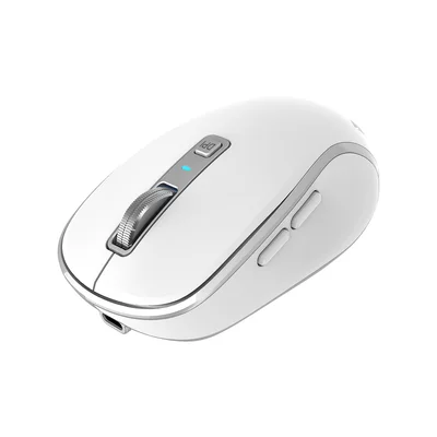 Мишка Yenkee YMS 2085WE, безжична, 2400 dpi, USB, 6 бутона, Li-Polymer, бяла