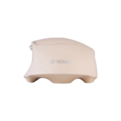Мишка Yenkee YMS 2080BG, безжична, 2400 dpi, USB, 6 бутона, Li-Polymer, кремава