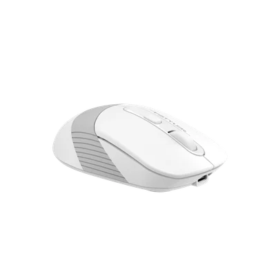 Мишка A4Tech Fstyler FB10CS, безшумна, 2.4 GHz, Bluetooth, бяла