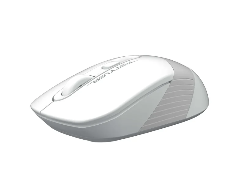 Мишка A4Tech Fstyler FG10S, безжична, безшумна, AA, бяла