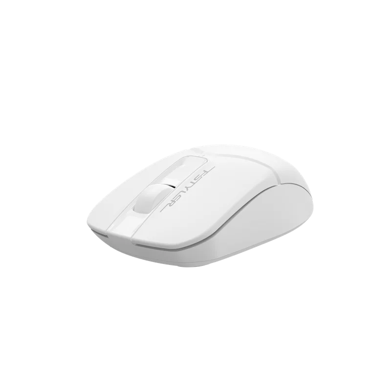 Мишка A4Tech Fstyler FG12S, безжична, безшумна, 3 бутона, AA, бяла