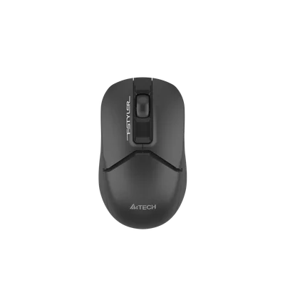 Мишка A4Tech Fstyler FG12S, безжична, безшумна, 3 бутона, AA, черна