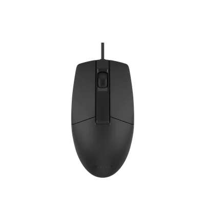 Мишка A4Tech OP-330S, с кабел, безшумна, USB, черна
