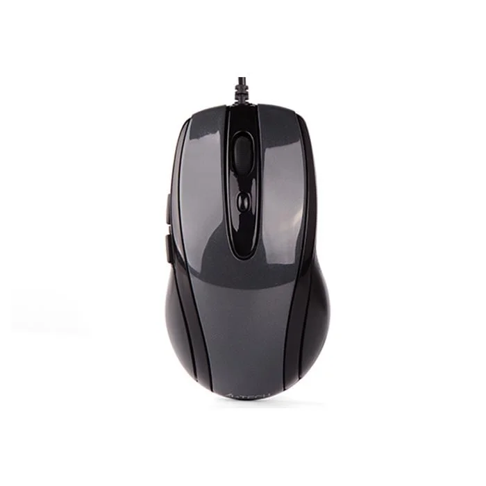 Мишка A4Tech V-Track N-708X, с кабел, USB, 6 бутона, черна