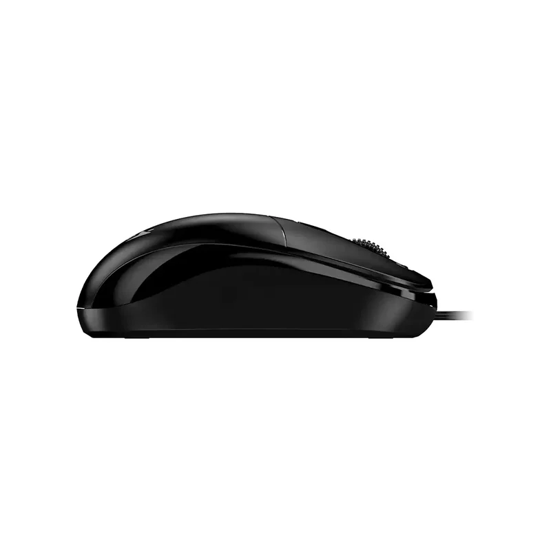 Мишка Genius DX-111, с кабел, USB Type-A, 3 бутона, черна
