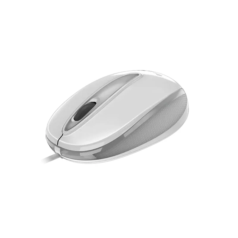 Мишка Genius DX-Mini, с кабел, USB Type-A, 3 бутона, бяла