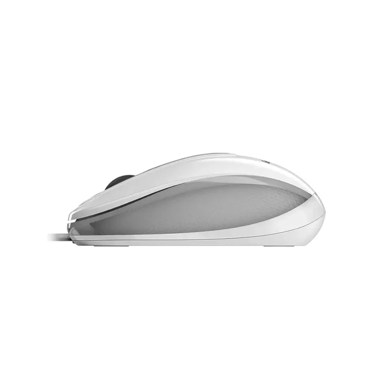 Мишка Genius DX-Mini, с кабел, USB Type-A, 3 бутона, бяла