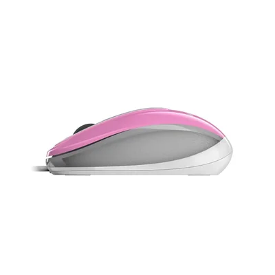 Мишка Genius DX-Mini, с кабел, USB Type-A, 3 бутона, розова