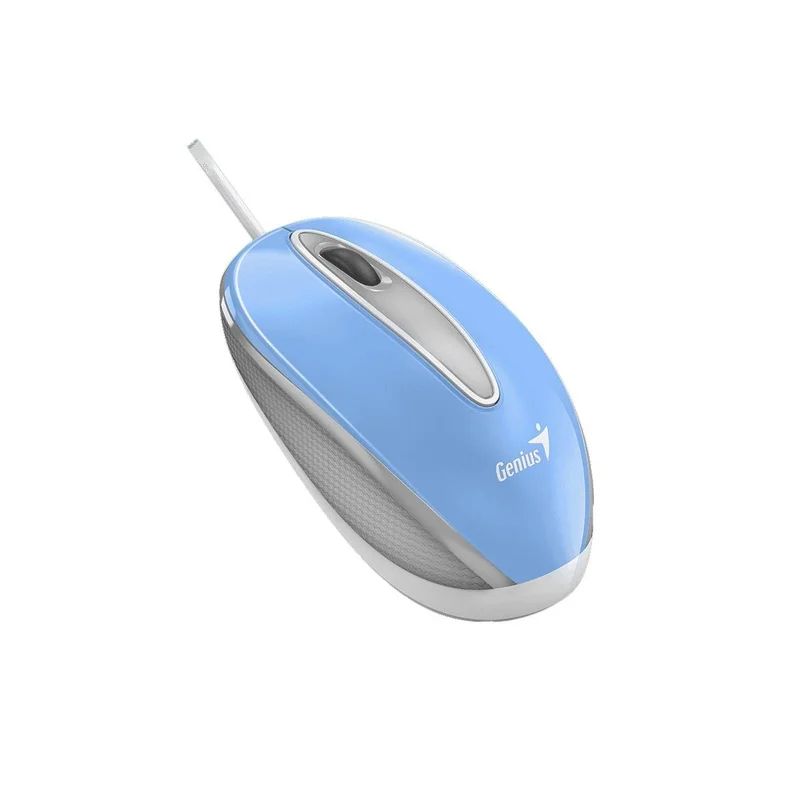 Мишка Genius DX-Mini, с кабел, USB Type-A, 3 бутона, синя